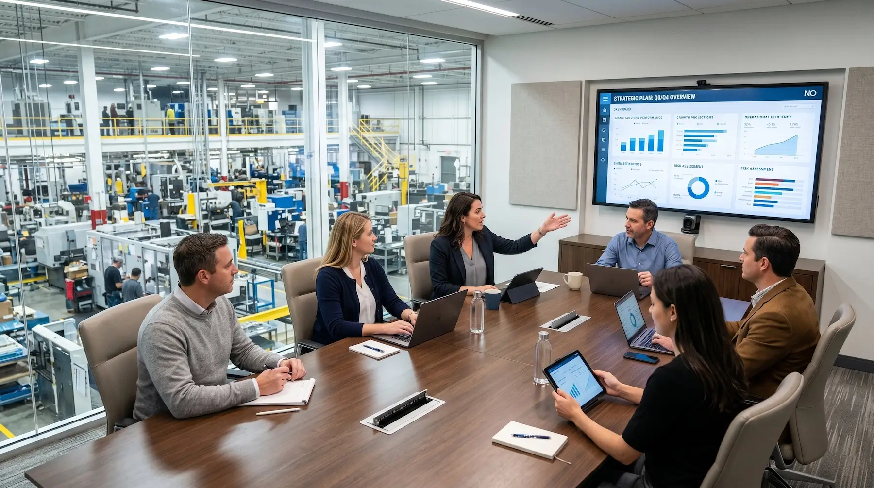 an image of business leaders evaluating PLM readiness